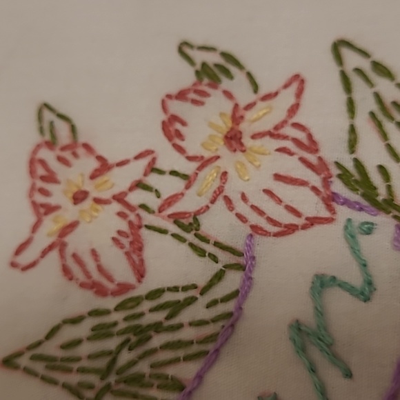 Vintage Hand Stitched Minnesota State Bird & Flower. - Picture 12 of 16